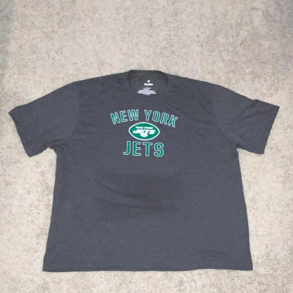 Fanatics New York Jets T-Shirt Short Sleeve Gray